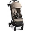 Kinderkraft NUBI 2 - Passeggino Leggero e Compatto fino a 22 Kg chiusura automatica schienale regolabile, colore Sand Beige