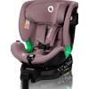 Lionelo Seggiolino Auto 0-36 Kg Isofix / 0M - 12 Anni / 40-150 cm / Gruppo 0+/1/2/3 Girevole a 360° colore Pink Mauve Bamboo - Harmony i-Size
