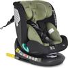MONi Seggiolino Auto 0-36 Kg Isofix / 0M - 12 Anni / 40-150 cm / Gruppo 0+/1/2/3 Girevole a 360° Reclinabile colore Green - Quill i-Size