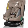 Lionelo Seggiolino Auto 0-36 Kg Isofix / 0M - 12 Anni / 40-150 cm / Gruppo 0+/1/2/3 Girevole a 360° colore Beige Sand - Bastiaan One i-Size