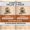 Dr. Squatch Deodorante Naturale per Uomini, Confezione da 2 Barili di Bourbon di Legno - Deodorante per Uomini Senza Alluminio (75 ml, Confezione da 2)