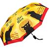 VON LILIENFELD® Ombrello Tascabile Automatica Compatto Leggero Donna Portatile Arte Chat Noir
