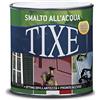 TIXE Smalto all'Acqua - Finitura Lucida e Resistente per Legno e Metallo, Nero Brillante 500 ML