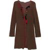 Prada Pre-Owned - Cardigan lungo con decorazione 2005 - Donna - cotone - 44 - Verde