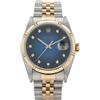 Rolex - Orologio Datejust 36mm Pre-owned 1996 - unisex - vetro zaffiro/acciaio inossidabile/oro 18kt - Taglia unica - Blu