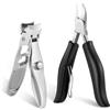 Diboniur Set Professionale Per Unghie Spesse e Incarnite - 2 Pezzi Tagliaunghie Uomo, Tronchesino Super Affilato, Inossidabile Per Piedi e Mani