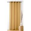 Linder - Tenda con fibbia - Finitura occhielli colore canna fucile - Colore miele - 140 x 240 cm - 100% poliestere - Collezione Boucline