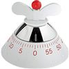 Alessi A09 W Contaminuti, in Resina Termoplastica, Movimento Meccanico, Bianco