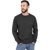 Blu Apparel Maglione da uomo lavorato a maglia girocollo a maniche lunghe morbido maglieria pullover maglioni per uomo inverno caldo, Carbone, XXL