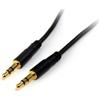 StarTech.com Cavo audio da 3,5 mm da 4,6 m, Cavo audio sottile Jack 3.5 mm, Connettori placcati in oro, Cavo ausiliario Mini-jack Maschio/Maschio, Cavo Aux Jack 3.5 (MU15MMS)