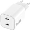 IOPLEE Caricatore da Rete GaN Ultra Compatto 2 porte USB-C 45W