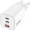 IOPLEE Caricatore da Rete GaN Ultra Compatto 3 porte USB-C+A 65W