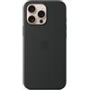 Apple Custodia MagSafe in silicone per iPhone 16 Pro Max Nero