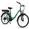 EMG Bicicletta Elettrica E-Bike Velocità massima 25 km/h Autonomia 80 km colore Verde Funny - CY26A13