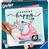 Ravensburger CreArt Serie Trend Quadrati - Choose Happy