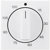 Hager Tapa con mando rotativo para temporizador mecánico de máximo 120', series berker S.1/ B.3/ B.7 de hager, blanco polar, brillo