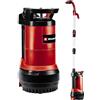 Einhell GE-PP 5555 RB-A Pompa per cisterne (550 W, portata max 5500 L/h, prevalenza 20 m, immersione max 7m, incl. Tubo a collo di cigno)