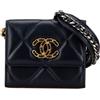 CHANEL Pre-Owned - Borsa a tracolla 19 Flap in pelle di vitello con catena 2020 - Donna - pelle di agnello - Taglia unica - Nero