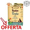 Unipro Dog Rustico Trota Riso e Verdure - Lattina Da 400 Gr - CONFEZIONE RISPARMIO