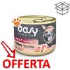 Oasy Dog Grain Free Adult Small-Mini Tacchino - Lattina Da 200 Gr - CONFEZIONE RISPARMIO
