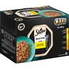 Sheba Vaschette 12 x 85 g Umido per gatto - Selezione in Salsa (Pollo & Tacchino, Pollo, Pollame, Taccino)