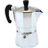 Fackelmann Caffettiera Moka da 3 tazze, per caffè aromatico ed intenso, realizzata in robusto alluminio, con beccuccio anti-goccia e manico ergonomico antiscottatura, Linea Easyprepare
