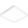 Eglo Fueva 6 Plafoniera a LED, quadrata, lampada da soffitto in