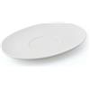 LE COQ PORCELAINE Febe piatto per salsiera color avorio cm 16x11 (minimo 12 pezzi)