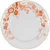LE COQ PORCELAINE Florentius piatto piano bianco e arancione Ø cm 26,5 h (minimo 6 pezzi)