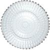 LE COQ PORCELAINE Helios piatto pane barocco filo platino Ø cm 16 (minimo 6 pezzi)