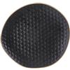LE COQ PORCELAINE Kypseli piatto segnaposto nero matt cm 31,5x29 (minimo 6 pezzi)
