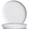 LE COQ PORCELAINE Ninfa piatto segnaposto bianco lucido cm 32,5x29 h cm 4 (minimo 3 pezzi)