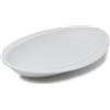 LE COQ PORCELAINE Parthenon piatto fondo bianco matt cm 28x20 h cm 4 (minimo 6 pezzi)