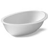 LE COQ PORCELAINE Parthenon coppa ovale bianco matt cm 17,5x13 h cm 5 (minimo 12 pezzi)