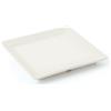LE COQ PORCELAINE Dyonisio piattino quadro con bordo color avorio cm 10x10 (minimo 12 pezzi)