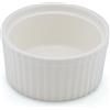 LE COQ PORCELAINE Efeso stampo soufflè festonato color avorio Ø cm 9 h cm 4,5 (minimo 12 pezzi)