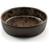 LE COQ PORCELAINE Phobos coppetta crema catalana marrone con puntini reattivi ruggine Ø cm 12 (minimo 6 pezzi)