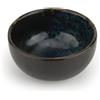 LE COQ PORCELAINE Phobos coppetta tonda nera con puntini blu Ø cm 9,5 (minimo 6 pezzi)
