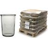 WECK Vasetto vetro cilindrico 850 ml senza coperchio in thermopallet 390 pezzi 19273 (minimo 390 pezzi)
