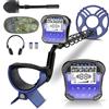 MCJ Metal Detector Kit Professionale Metal Detector Per Adulti Impermeabile Rilevatore D'Oro Professionale Con Elevata Precisione, Display LCD, 5 Modalità, Chip DSP Avanzato