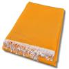 Generico SOLOVO Tenda da Sole Tinta Unita Occhielli Frange Giallo Ocra 200x290 cm
