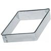 Decora Tagliapasta Mostacciolo, Acciaio, Argento, 8 cm