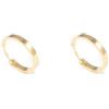 Monde Petit Orecchini a cerchio da donna - oro giallo 18K (750)