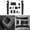 CDEFG Compatibile con Dacia Duster 3 III 2024 2025 Tappetino Antiscivolo Antipolvere Duster 3 Tappetini in Gomma Console Centrale per Auto Duster 2024 Accessori (Nero)
