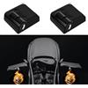 yufana 2 Pezzi Luce di Benvenuto, Luce di Benvenuto Lancia, Proiettore Logo Luce Portiera Auto (nero299)