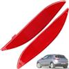 Twowinds - Riflettore Paraurti 265600004R Compatibile con Renault Megane 3 (2008-2013) - Paraurti Posteriore, Destro e Sinistro - 265650004R - Catarifrangente - Riflettore Rosso (2 pezzi, ambo i lati)