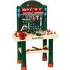 Theo Klein 8461 Workshop Bosch da 82 pezzi, Con piano di lavoro e funzione di apprendimento con gioco di chiodi, 67,5 cm x 38,5 cm x 102 cm, Giocattolo per bambini a partire dai 3 anni di età