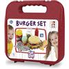 Chicos - Set Cucina Hamburger Portatile | Gioco di Ruolo Bambini | Include 19 Accessori Hamburger, Pane e Utensili | Creatività e Gioco Sociale | Consigliato da 2+ anni (87104)