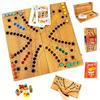 LOGICA GIOCHI Art. Tock 4 - Gioco da Tavolo in Legno - Gioco di Strategia per 2/4 Giocatori - Gioco per Famiglie