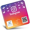 TARAFFICE - Piastra NFC Social Networks Epoxy | Compatibile con iPhone e Android | Per i negozi, aziende, negozi, ristoranti, bar, caffetterie, fastfoods, Pizzerie (10x10cm))